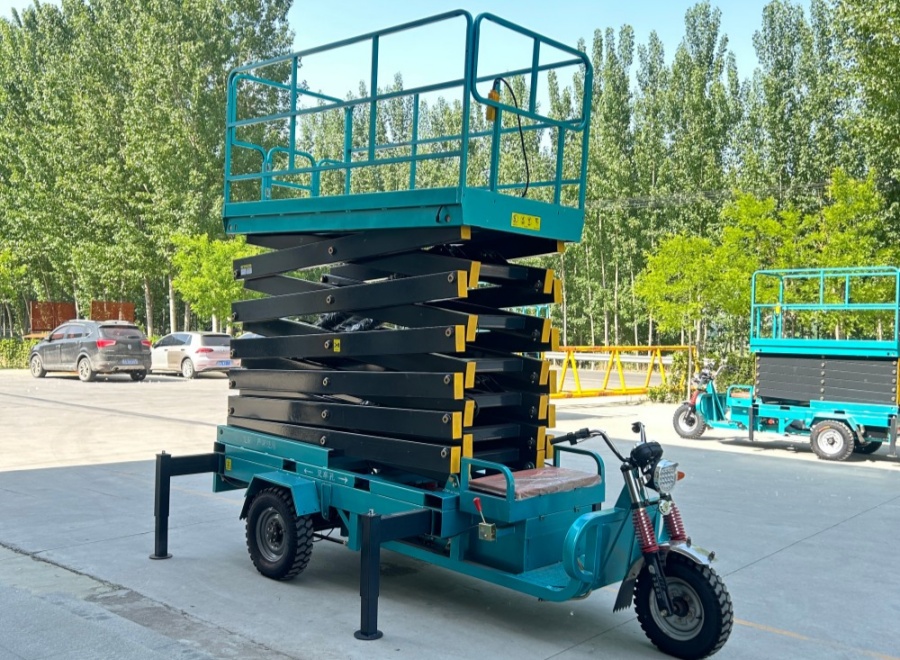 Electric Car‑Mounted Scissor Lift Platform